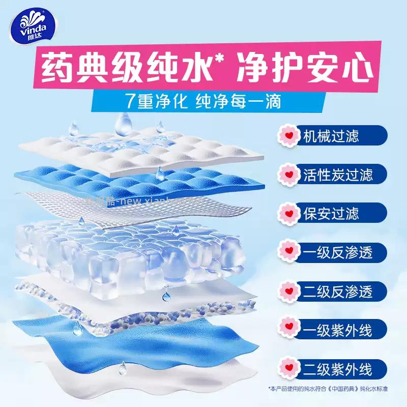 凑单23.36 维达.多巴胺系列纯水湿厕纸80片5包 - 线报酷