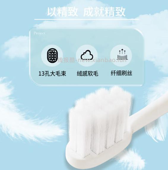 花信町羽柔高密柔软毛1支 1元 - 线报酷