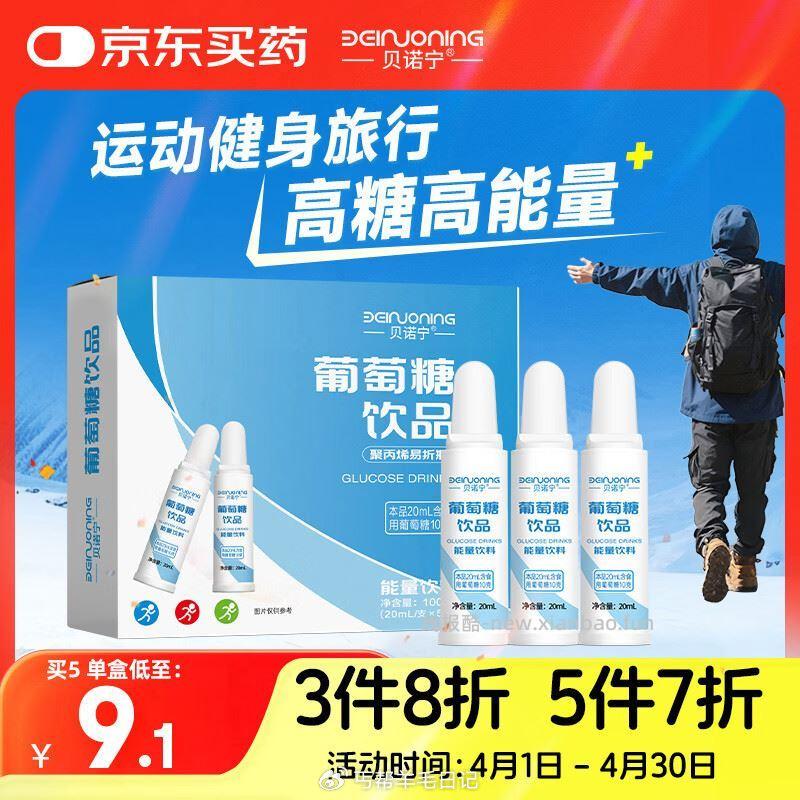 0元葡萄糖补水液 跳αpp打开自动弹券 叠加礼金后0元提交 - 线报酷