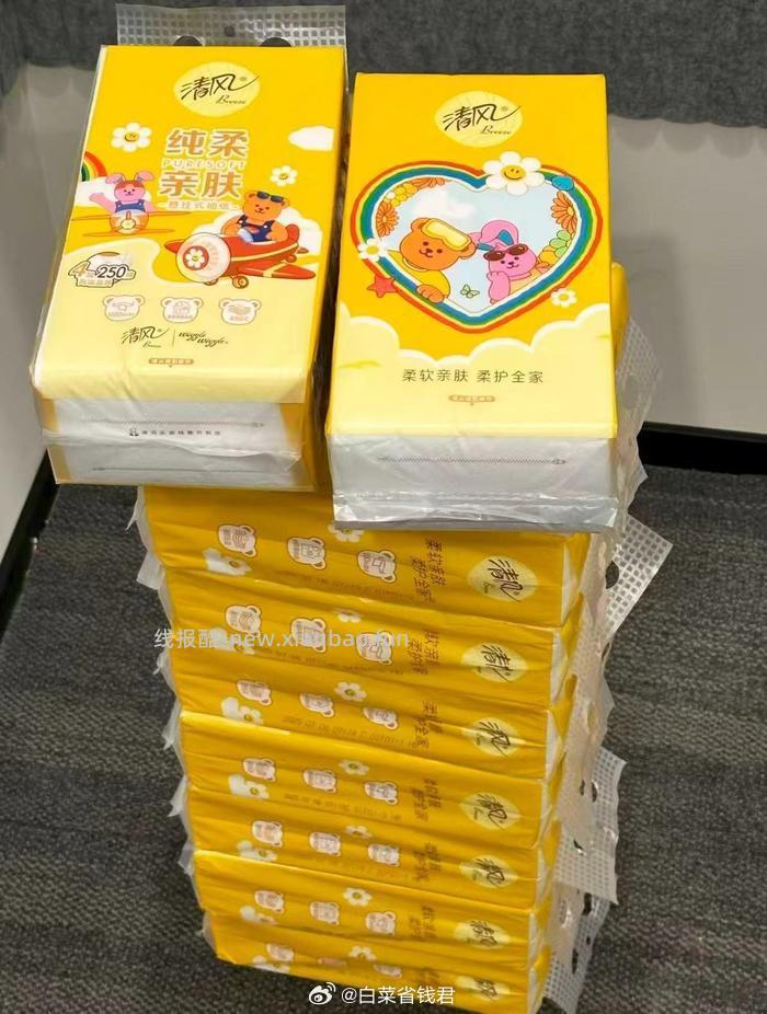 清风 wiggle悬挂式4层250抽10提 24.9元 - 线报酷