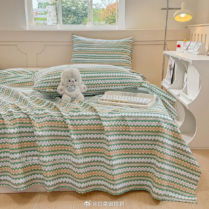 俞兆林A类纯棉老粗布床单凉席三件套 39.9元 - 线报酷