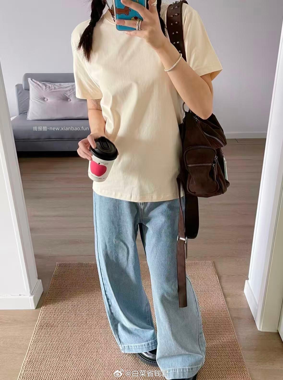 凡客诚品纯色纯棉短袖T恤2件 46.8元 - 线报酷