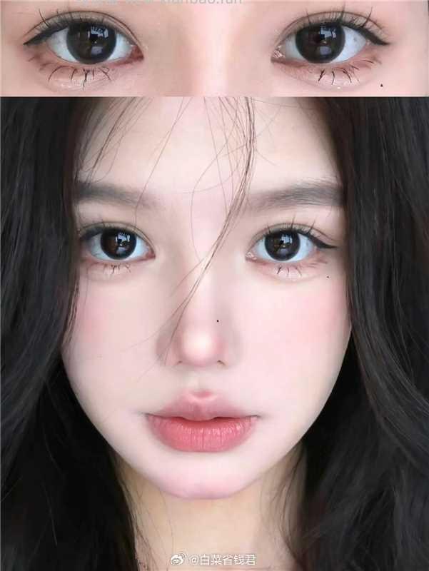 海昌星眸美瞳半年抛拍4件 48.2元，送镜盒 - 线报酷