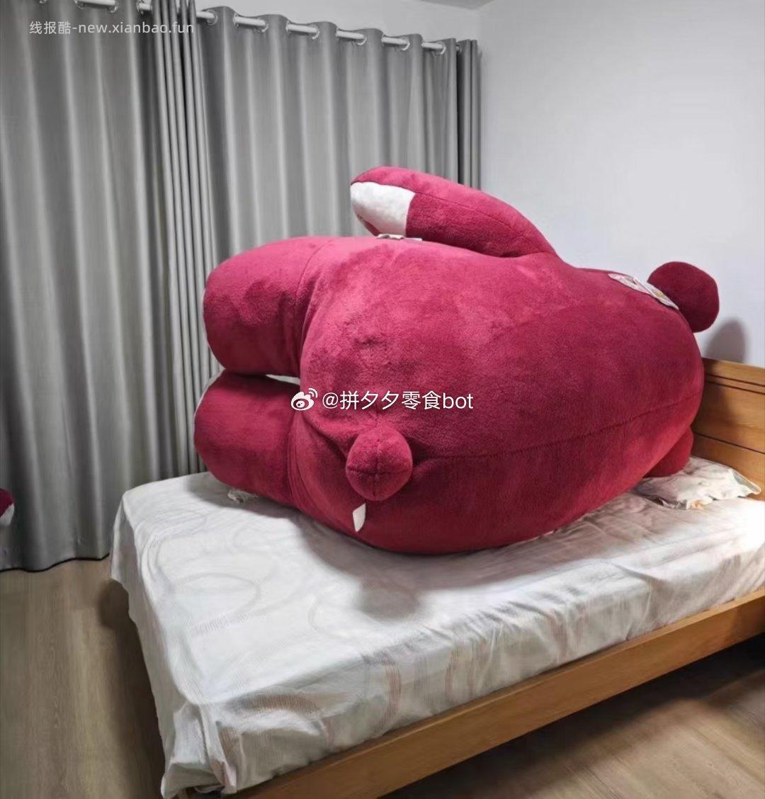 刷到这张图的时候在想 这种巨无霸玩偶应该放哪呀 思考 - 线报酷