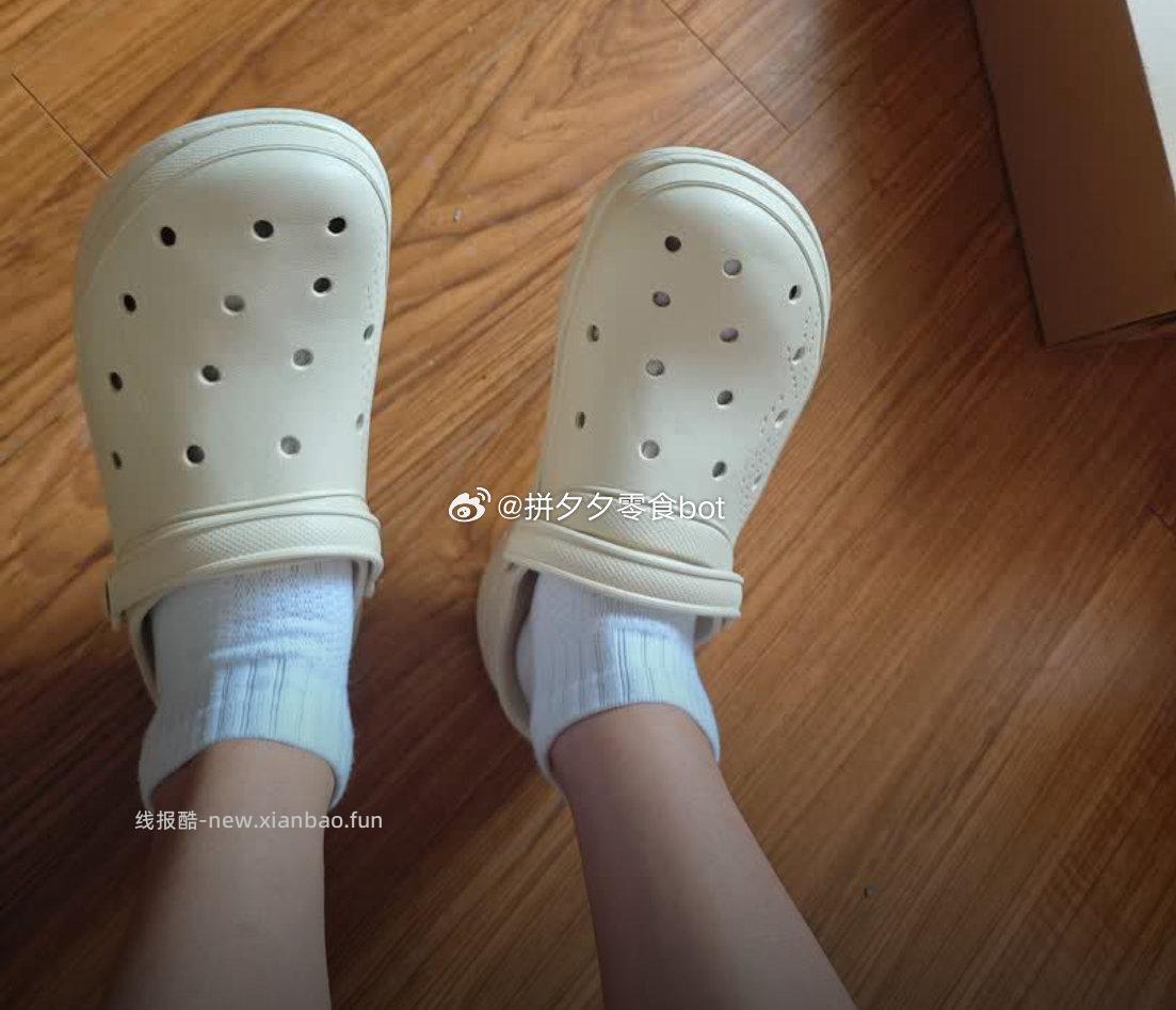 斯凯奇泡泡鞋女士洞洞鞋 99元 - 线报酷