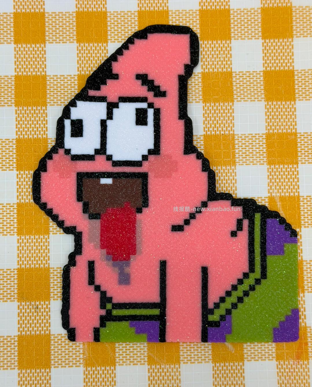 又去玩了39.9的拼豆 对错牌小姐姐没给我烫好 正在店里帮我重拼 - 线报酷