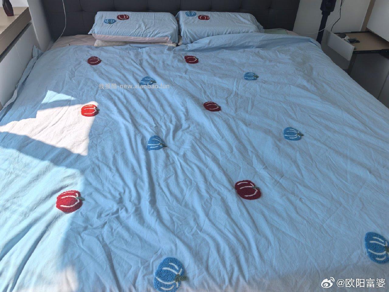 四件套半价叠九折和限时红包返实付一半睡了两天觉得还可以之前半价波波间款式没有我想要的就没在那里买 - 线报酷