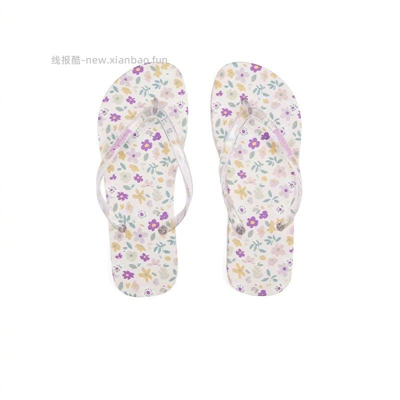 热风小碎花人字拖 29元，热风凉拖洞洞鞋 29元 - 线报酷