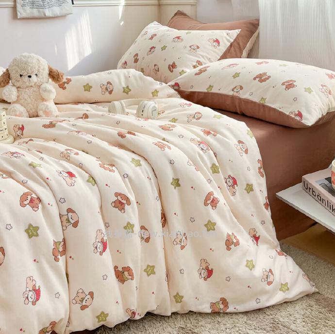 AIDLI双层纱纯棉四件套 159元,AIDLI40支印花纯棉四件套 119元 - 线报酷 AIDLI双层纱纯棉四件套 159元,AIDLI40支印花纯棉四件套 119元 - 线报酷