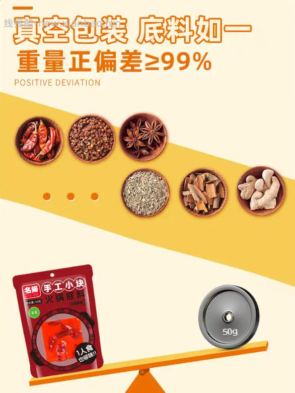 名扬火锅底料牛油麻辣250g内含50g*5袋 14.9元 - 线报酷