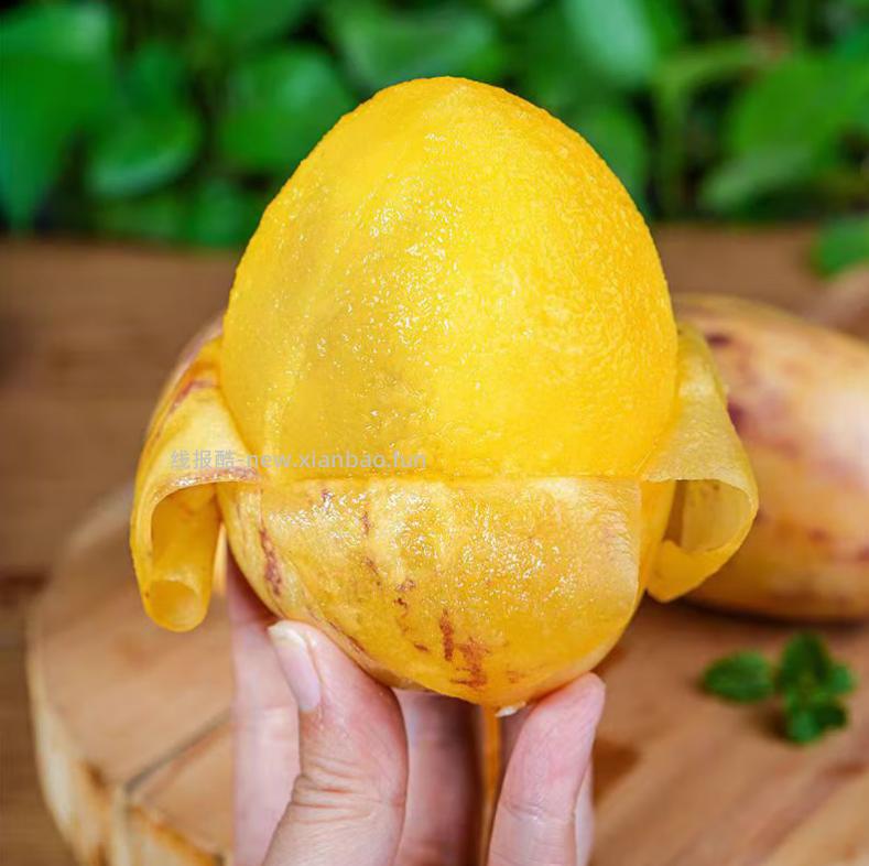 9.9 甘肃沙漠人参果 净重3斤 折3.3/斤 单果100g+ 口感清甜汁水足 - 线报酷