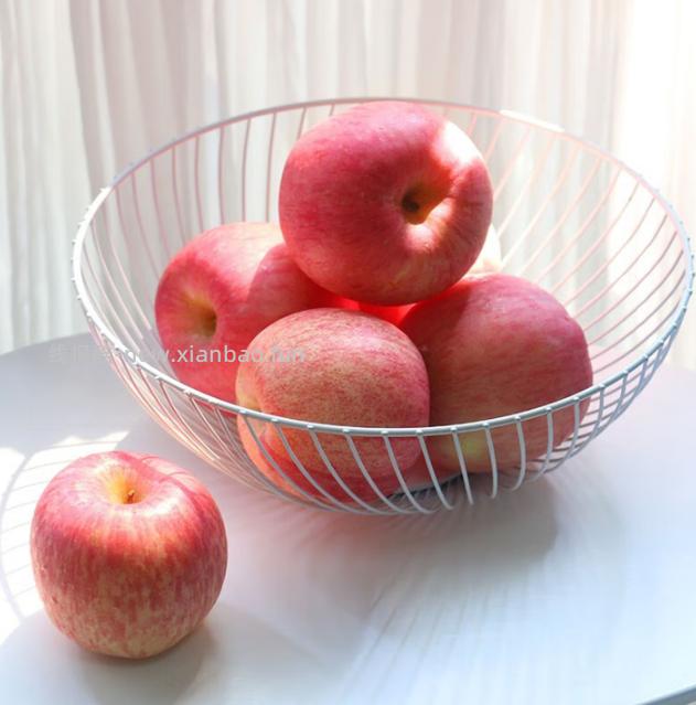 京觅山东烟台红富士苹果净重4.5斤 21.99元 - 线报酷