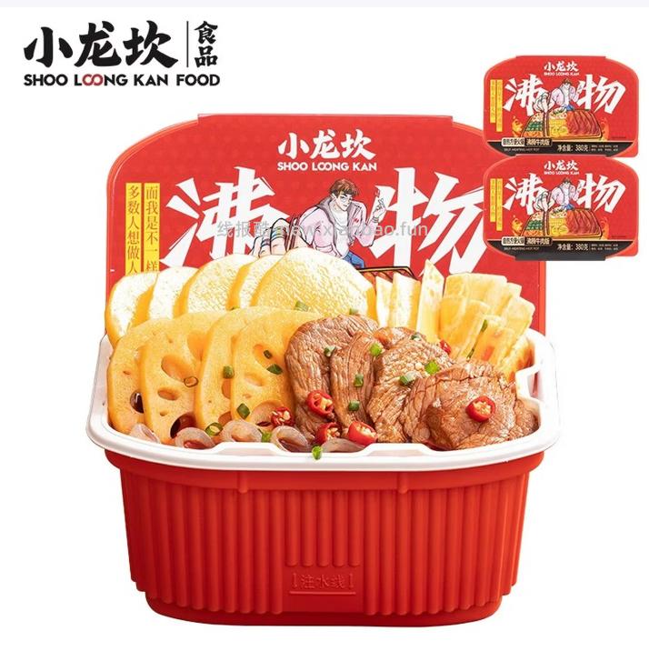 小龙坎自热火锅沸腾牛肉380g*2盒 29.9元 - 线报酷