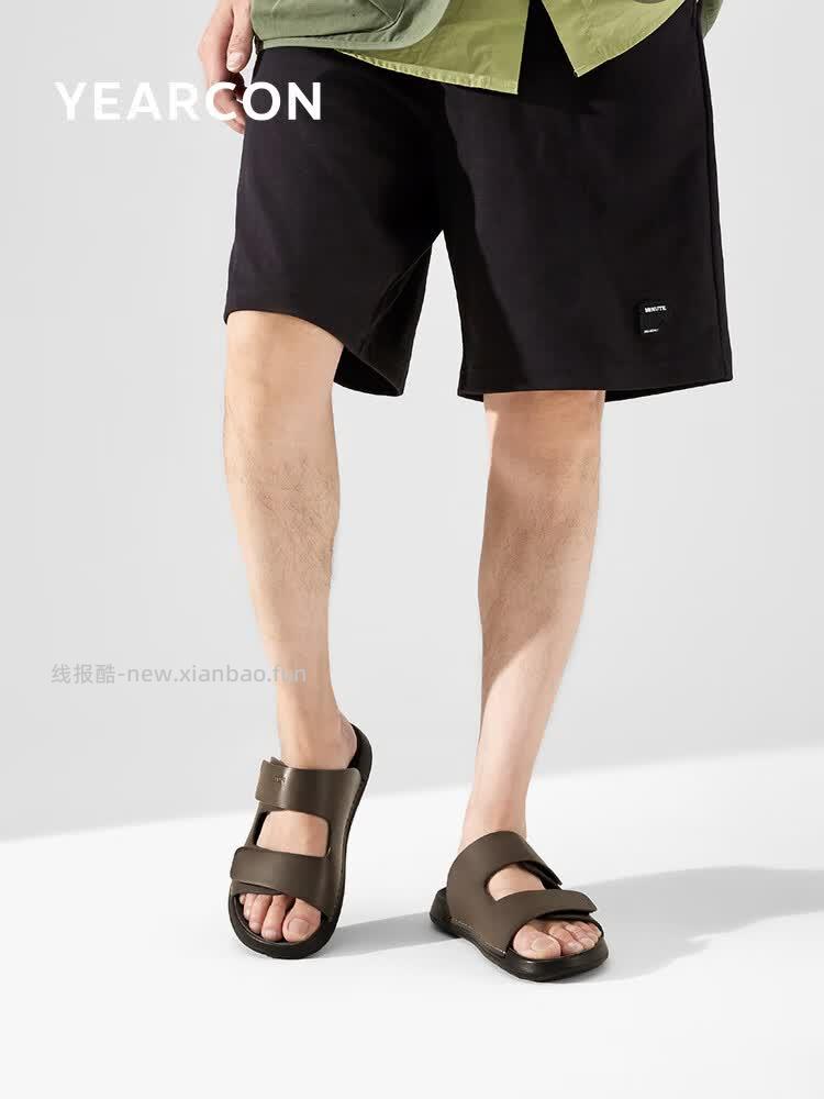 意尔康一脚蹬男士凉鞋 69.9元 - 线报酷