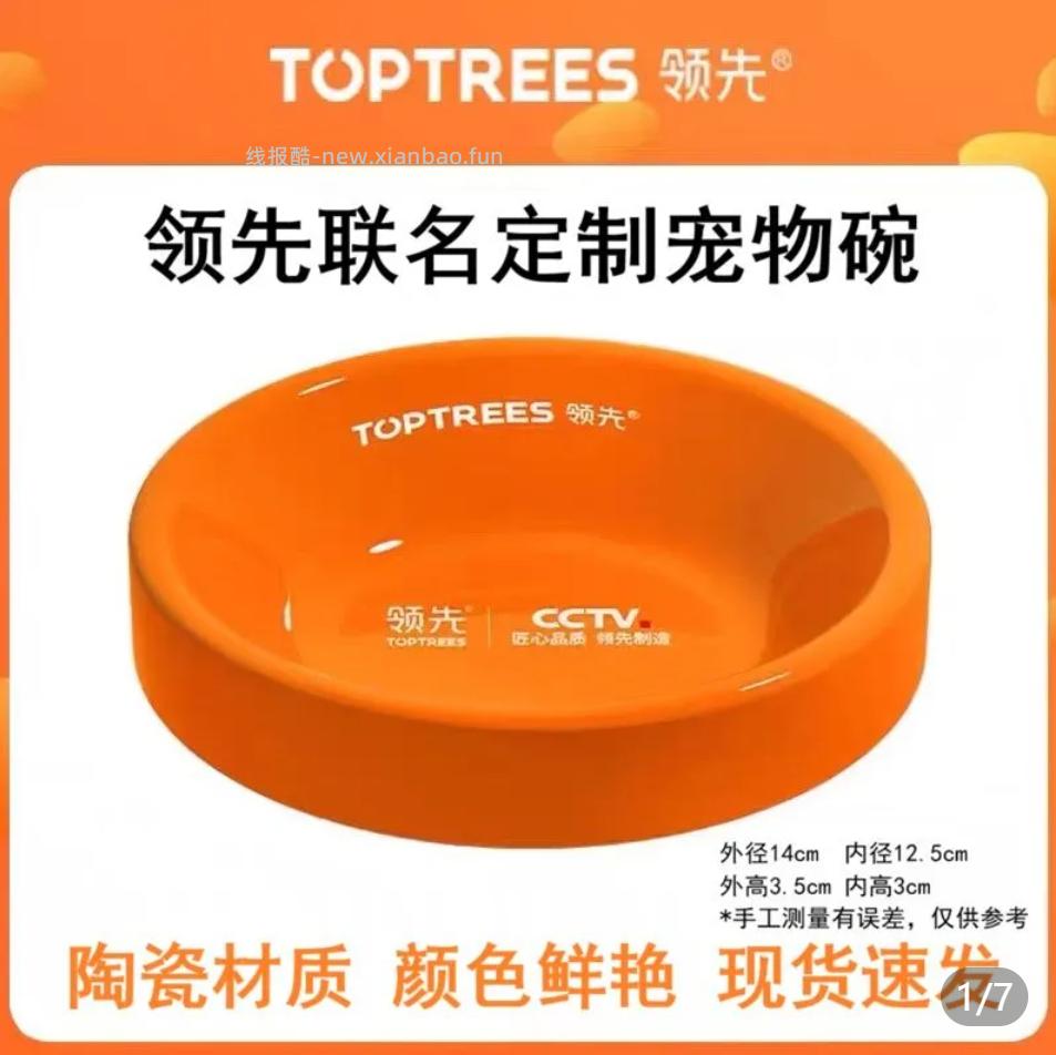 PDD领先联名陶瓷碗 9.90元 - 线报酷