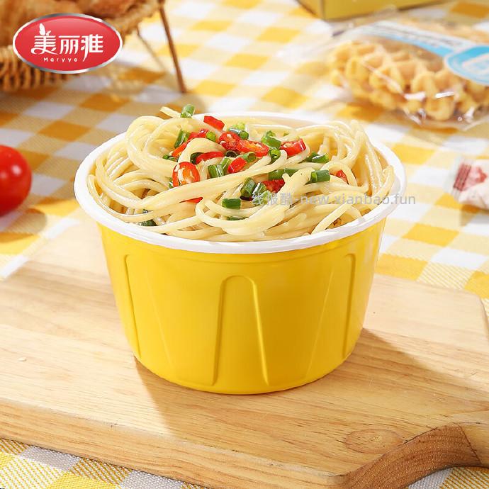 美丽雅一次性带盖饭盒500ml*30套 11.9元 - 线报酷