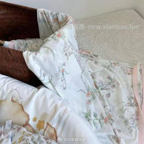 瑞福贝贝婴儿夏凉冰丝毯150*120cm 39.9元 - 线报酷