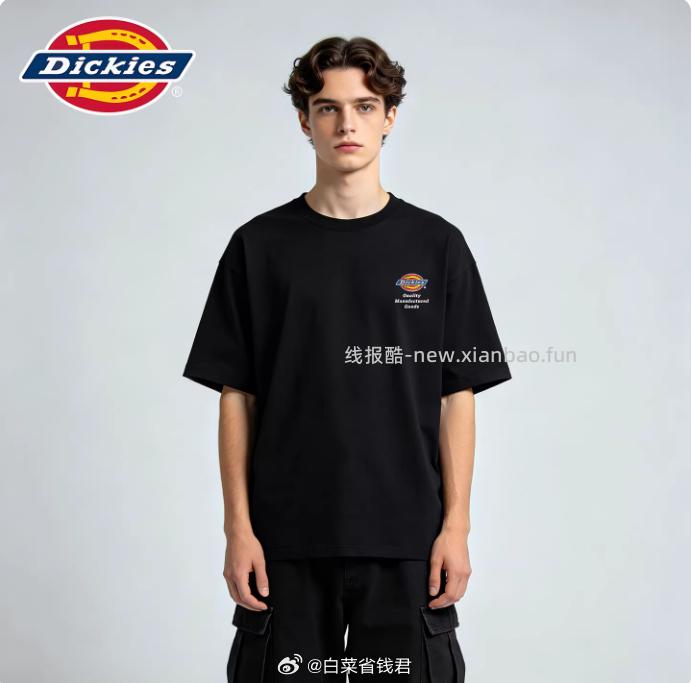 74.6 Dickies 宽松短袖T恤 淘金币可抵扣9.67元✅ - 线报酷