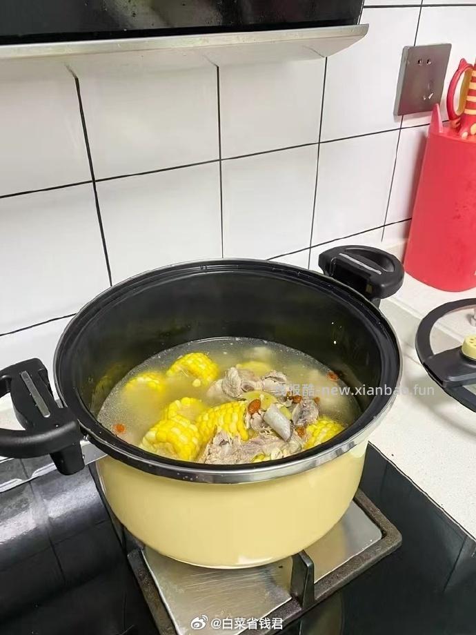 德世朗钛珐琅搪瓷压力锅6L 133元 - 线报酷