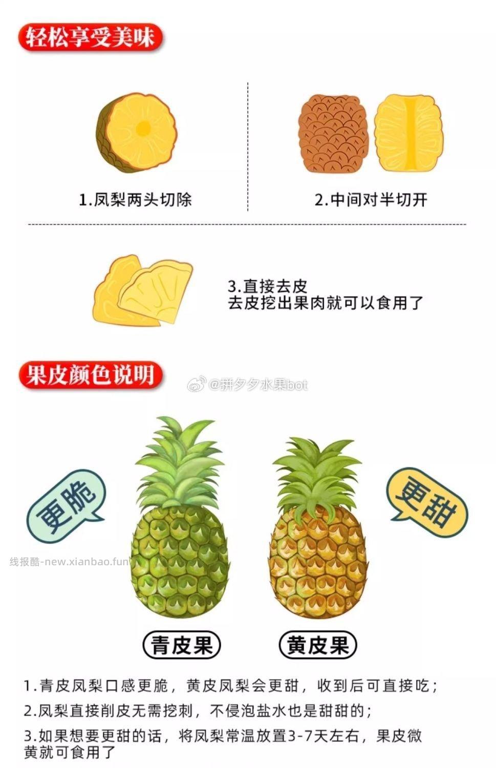 金💎凤梨 净重4.5斤 13.9元 - 线报酷
