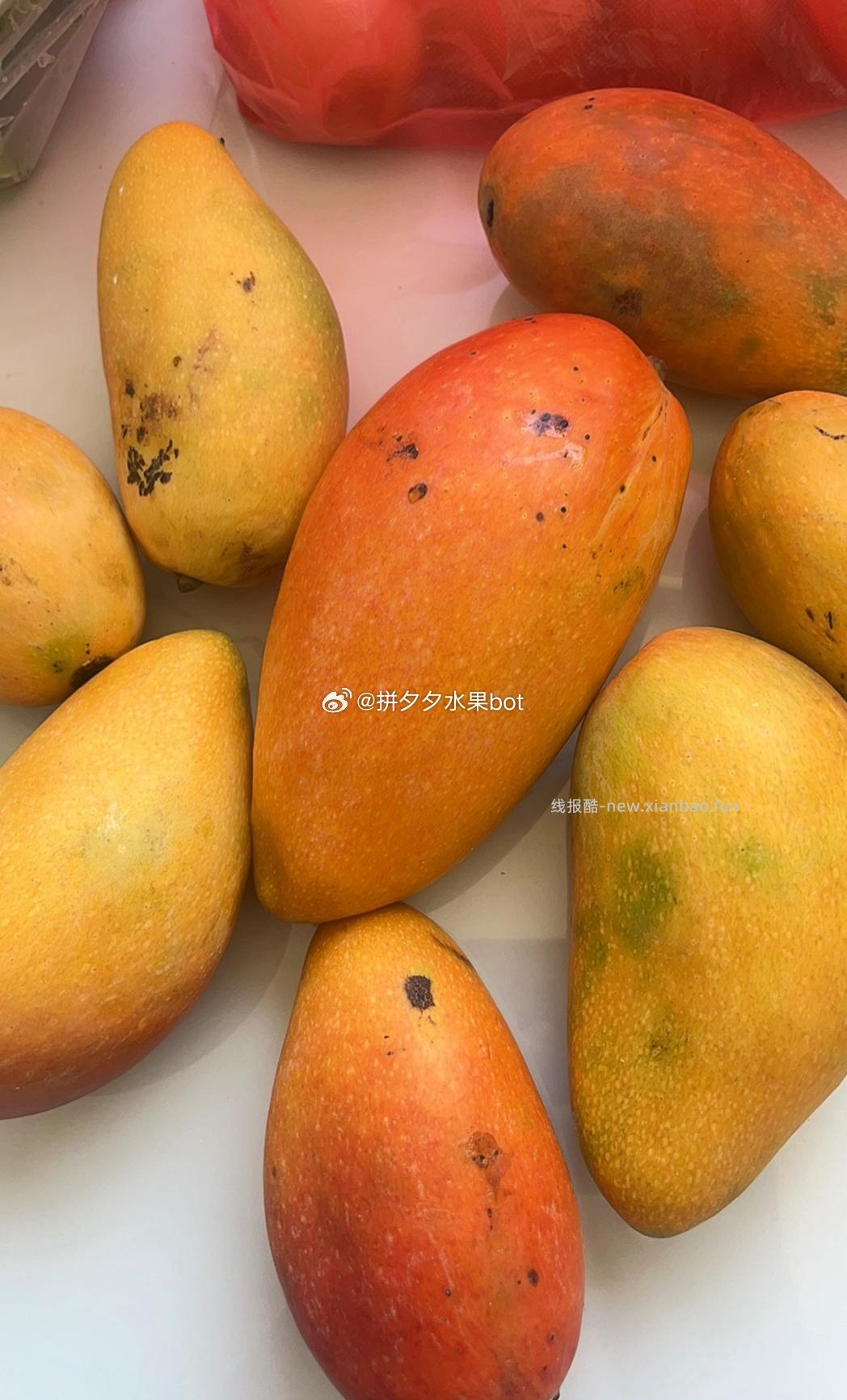 贵妃芒果 带箱5-6斤 11.8元 - 线报酷