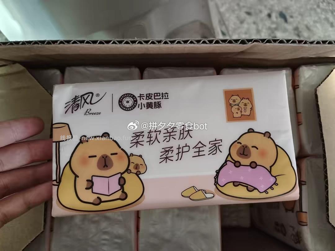 清风抽纸M码大包棉柔抽纸20包 24.9元 - 线报酷