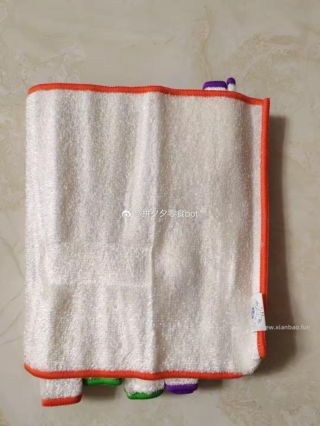 久丽洗碗布竹纤维厨房抹布6条 16.9元 - 线报酷