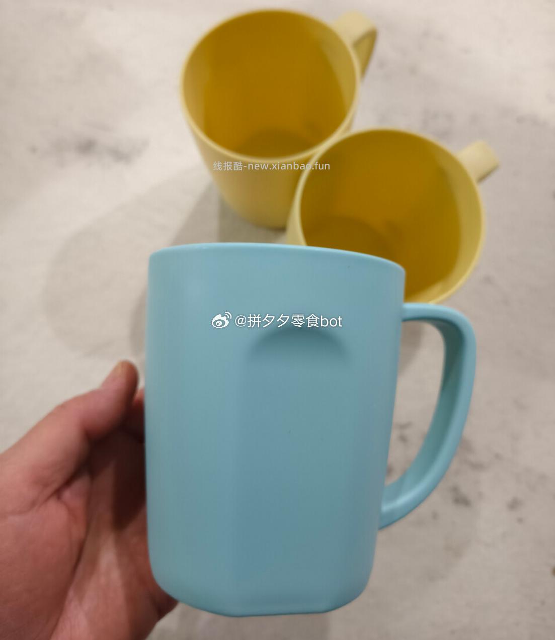 茶花漱口杯3个 8.5元 - 线报酷