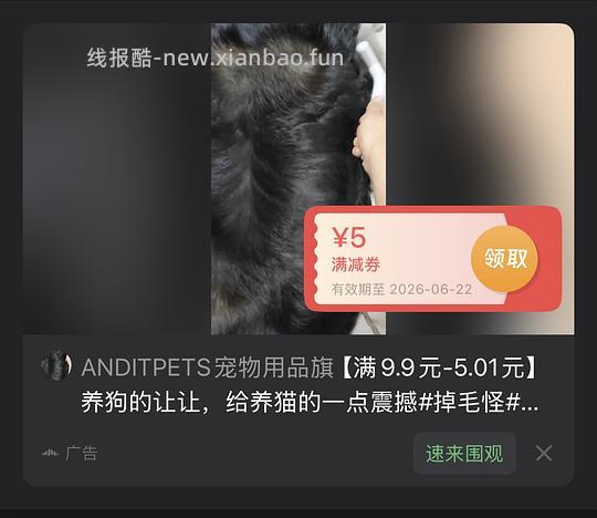 0.7入小狗小猫梳子 - 线报酷 0.7入小狗小猫梳子 - 线报酷