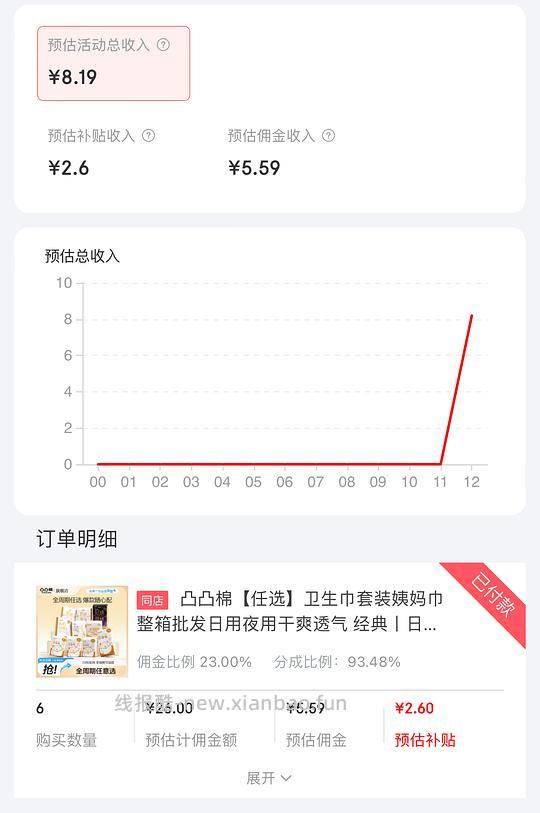 凸凸棉日用卫生巾0.26r/片 - 线报酷 凸凸棉日用卫生巾0.26r/片 - 线报酷