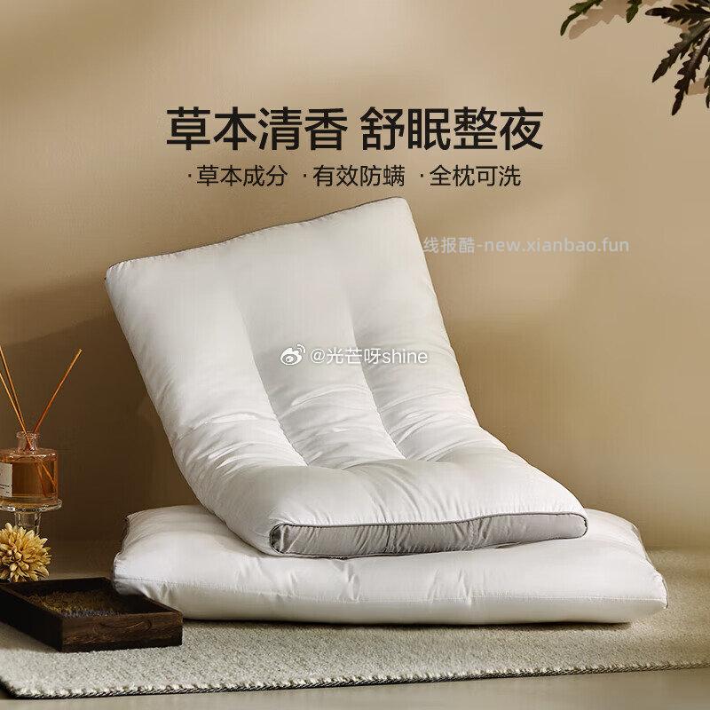 LOVO罗莱防螨可水洗草本枕2只 59元,LOVO罗莱提花席子空调凉席冰丝席三件套1.5米床 69元 - 线报酷 LOVO罗莱防螨可水洗草本枕2只 59元,LOVO罗莱提花席子空调凉席冰丝席三件套1.5米床 69元 - 线报酷